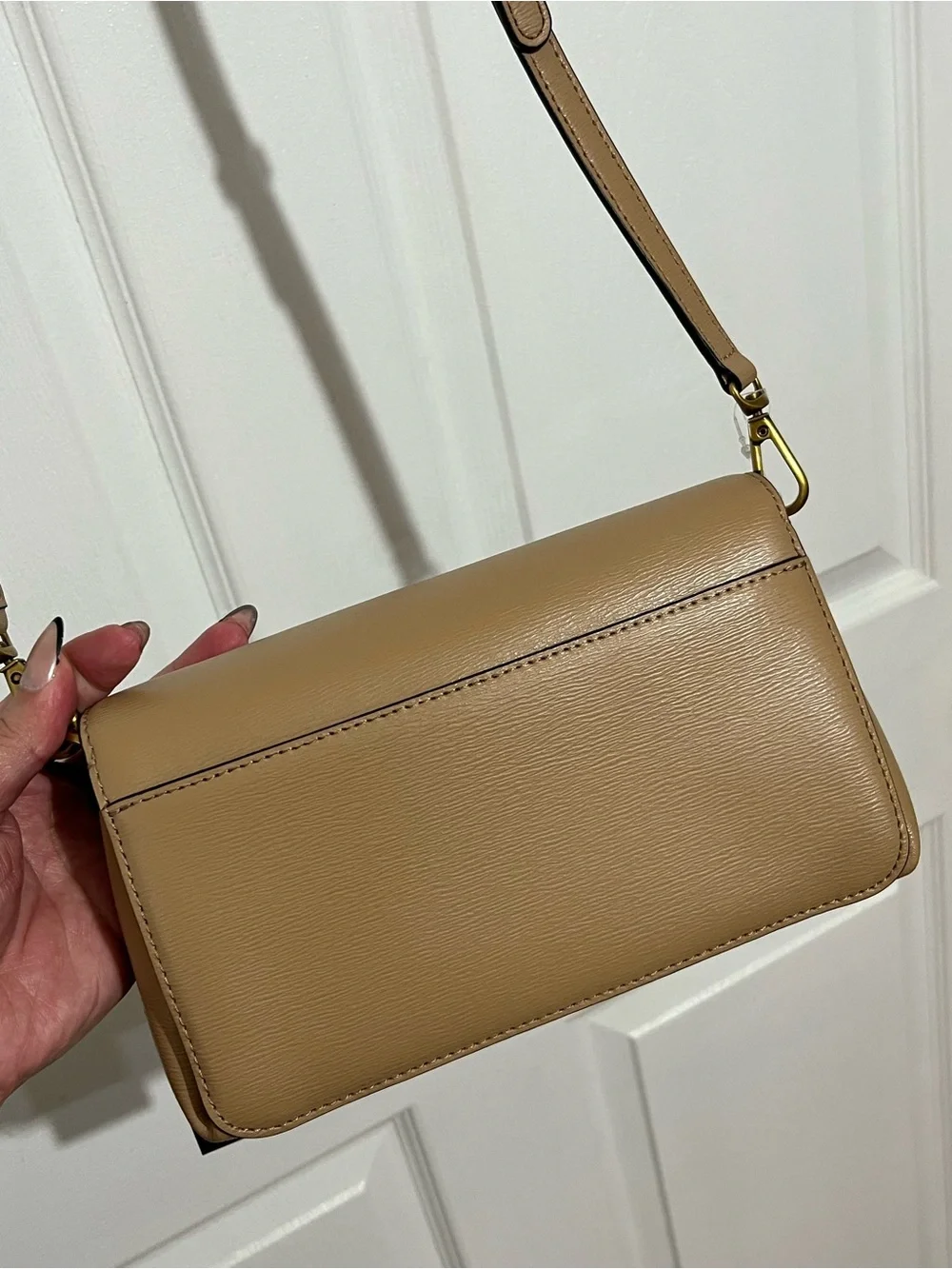 NWT! DKNY Paige Floral Leather Embellished Crossbody Bag